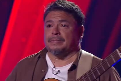 Gustavo Rosales emocionó a Soledad Pastorutti en La Voz Argentina con una zamba folclórica (Foto: Captura TV)