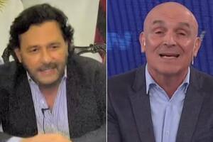 Gustavo Sáenz y José Luis Espert se cruzaron en vivo
