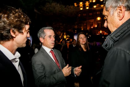 Gustavo Salinas, José Gimenez y Daniel Scioli.