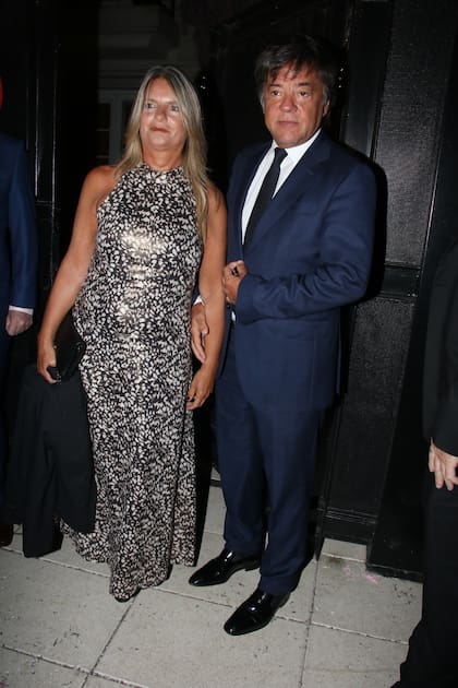 Gustavo Scaglione y Josefina Daminato, en el festejo cumpleaños 99 Mirtha Legrand