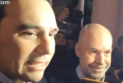 Gustavo Valdés y Horacio Rodríguez Larreta hablaron en con la prensa en Corrientes
