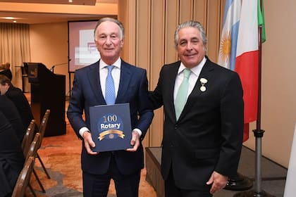 Gustavo Weiss en el evento del Rotary Club de Buenos Aires