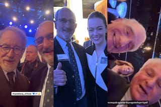 Zerbino y Canessa se encontraron con Martin Scorsese, Emma Stone y Steven Spielberg en el almuerzo de los Oscar