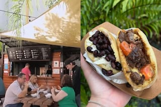 Son venezolanos y revelan el secreto detrás del éxito de sus arepas furor en Puerto Rico