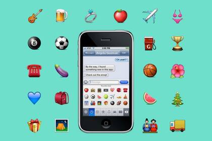 Guzmán diseñó, entre otros, el emoji de la berenjena, los corazones de diferentes colores y el anillo de compromiso