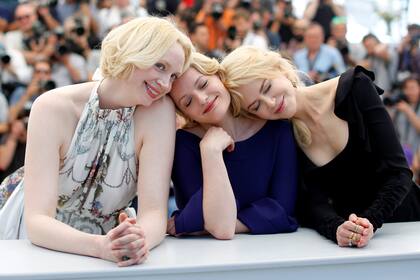 Gwendoline Christie, Elisabeth Moss y Nicole Kidman, en el photocall de Top of the Lake: China Girl