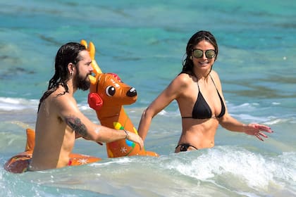 Heidi Klum y Tom Kaulitz fueron vistos disfrutando del sol en las aguas caribeñas de St Barths