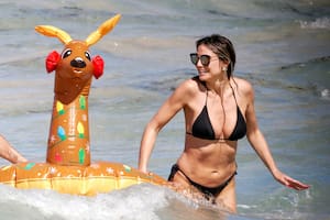 Heidi Klum y Gwyneth Paltrow disfrutaron de la playa en familia y vivieron una Navidad diferente