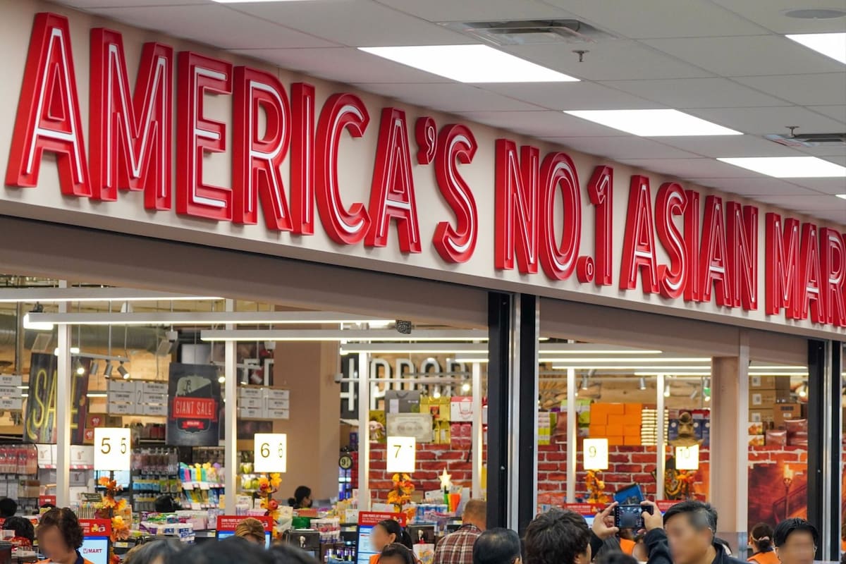 O supermercado que está na moda na Coreia do Sul está chegando à Califórnia. terá a maior loja dos EUA.