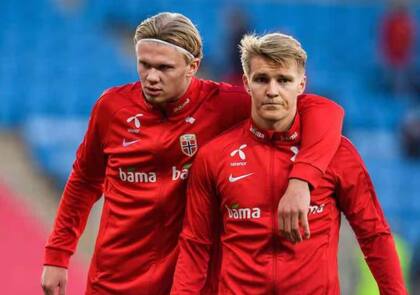 Haaland y Odegaard, las figuras noruegas