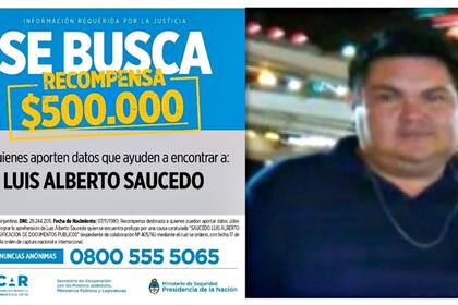 Había recompensa para quien aportara datos para detener a Saucedo