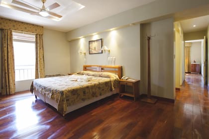 Habitación del hotel Termas de Reyes.