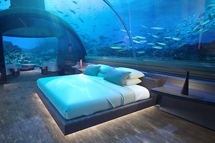 Habitaciones submarinas: Dentro del resort de Conrad Maldives se encuentra The Muraka, el primer hotel construido en las profundidades