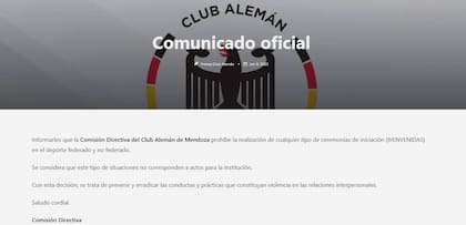 Habló la joven mendocina que denunció a jugadoras de hockey de haberla abusado.