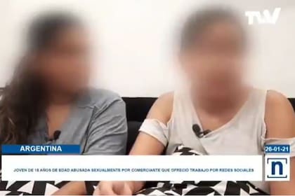 La joven dio una entrevista junto a su madre a TVVenezuela y dijo que está sufriendo mucho