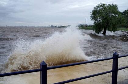Habrá una crecida en el Río de la Plata