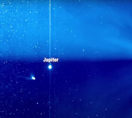 Hace 4 días el cometa diablo pasaba cerca de Júpiter