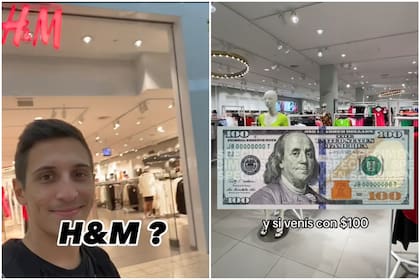 Hace pocas semanas, Lucas Hudak fue a H&M en Miami y mostró todo lo que pudo comprar con 100 dólares