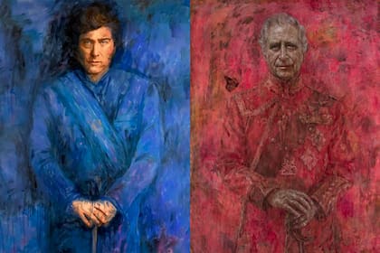 Hace poco más de ocho meses, las figuras de Javier Milei y el rey Carlos III quedaron “emparentadas” cuando el asesor Santiago Caputo le obsequió al presidente argentino un cuadro presidencial de similares características a uno que posee el monarca británico.