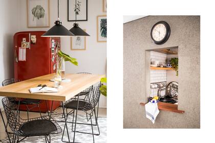 “Hace poco, mi mejor amiga se mudó al piso de arriba, así que muchas veces subo a comer o vienen ellos a casa. Es como un vecindario”.