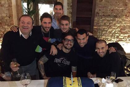 Hace pocos días, Osvaldo celebró su cumpleaños con una torta de Boca