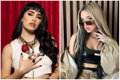 Hace semanas Espósito salió públicamente a decir que su último single N5 estaba inspirado en Lola Índigo.(Foto: Instagram @lalioficial / @lolaindigo)