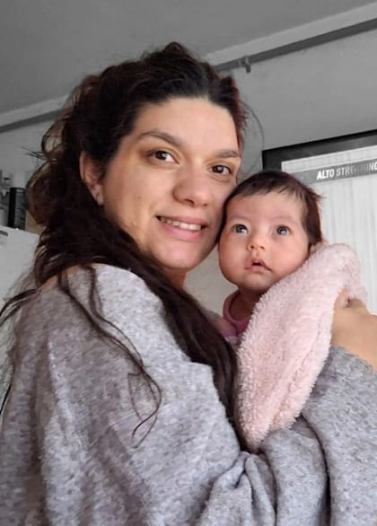 Hace tres meses que nació la Amelia, la hija que tiene junto a Ignacio Barale