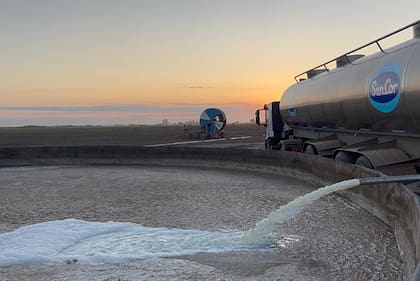 Hace un mes, SanCor tuvo que derramar la leche que no pudo procesar por el conflicto con el gremio