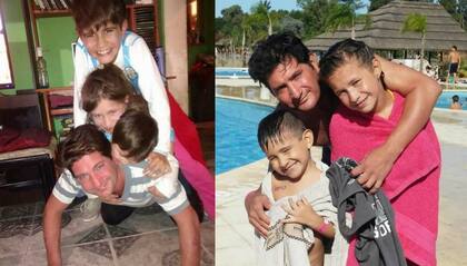 Hace unos años era impensable abrazar a los hijos y mucho menos hacer una montaña familiar. Hoy disfrutan de la diversión a pleno