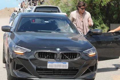 Hace unos días, Luca llegó al parador La Huella al volante de la cupé BMW de Zulemita