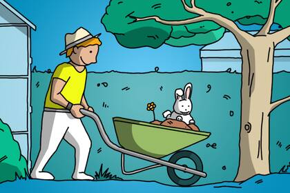 Hacer pequeños trabajos en el jardín es otra forma de ejercitar los músculos