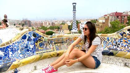Haciéndome la linda en Park Güell