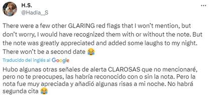 Hadia reveló que se dio cuenta de las señales de alerta mucho antes de la nota del desconocido