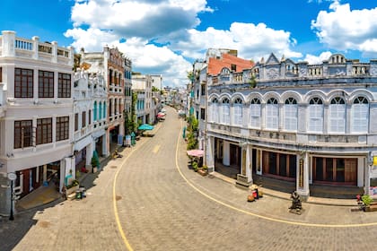 Haikou Qilou Old Street (Zhongshan Road), una atracción dela ciudad de Haikou