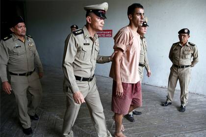 Hakeem al Araibi, un refugiado bareiní y residente australiano, detenido en Tailandia