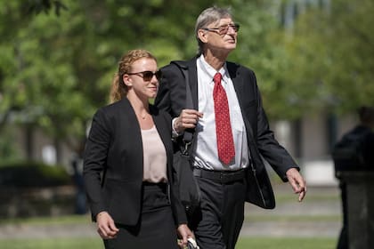 Hal Varian, economista jefe de Google, llega a los tribunales de Washington