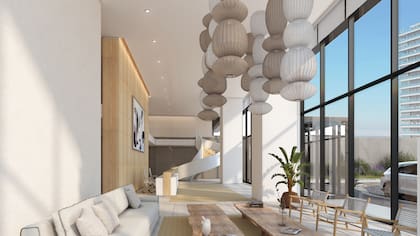 Hall Principal | Atelier by Le Parc. Diseño de interiores a cargo del Estudio Martín Zanotti.