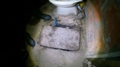 Hallaron un túnel en el pabellón de alto perfil (Prensa Gobierno de Santa Fe)