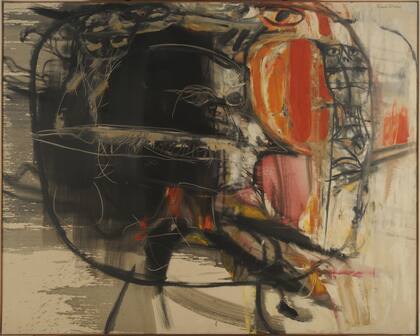 Hambre (1961), óleo sobre tela, colección Museo Nacional de Bellas Artes