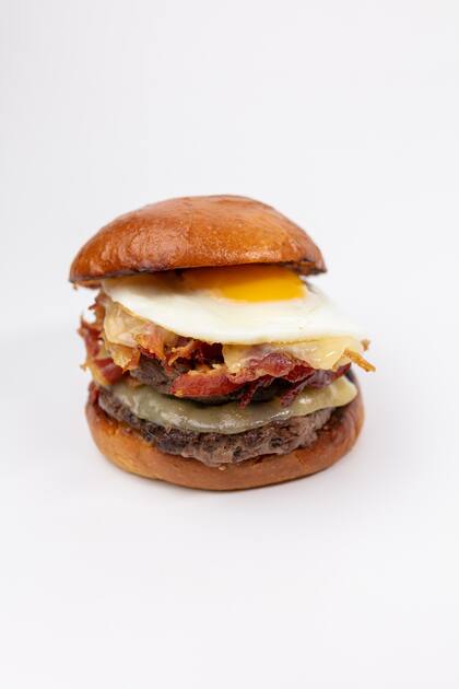 Hamburguesa carbonara