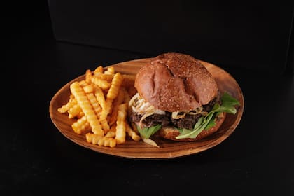 Hamburguesa de hongos en Punto Mona