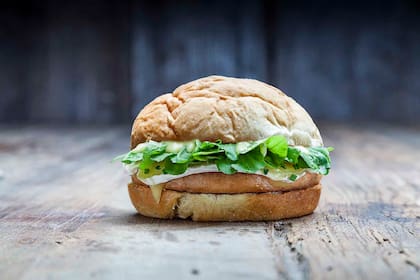 Hamburguesa de salmn de The Burger Company