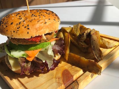 Hamburguesas de amaranto y vegetales