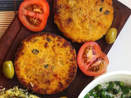 Hamburguesas de mijo y zanahoria