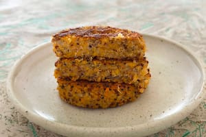 Hamburguesas de quinoa y calabaza