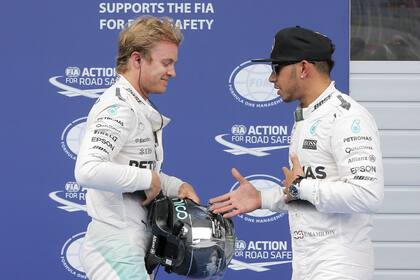 Hamilton y Rosberg volverán a partir en el 1-2 de la grilla