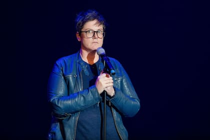 Hannah Gadsby, en una de sus primeras rutinas