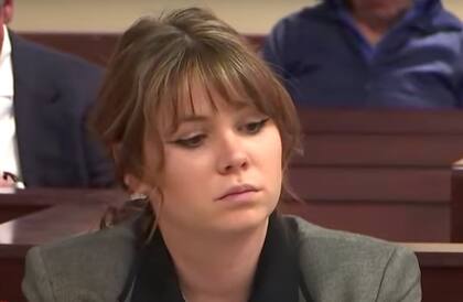 Hannah Gutiérrez durante el juicio en su contra, por homicidio involuntario, el lunes 26 de febrero 2024