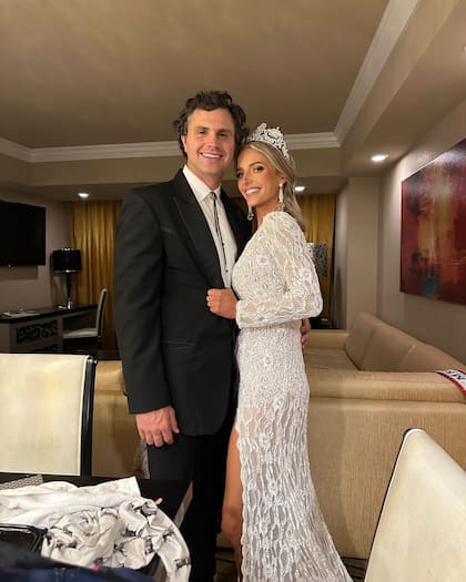 Hannah junto a su esposo Daniel