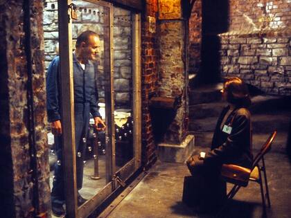 Hannibal Lecter, el temible asesino de ficción quien, como Robert Maudsley, vivía aislado de los demás reclusos por su peligrosidad.